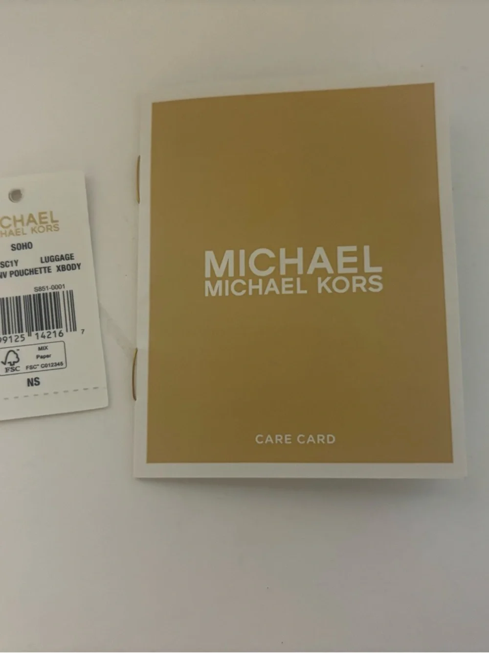 Michael Kors Brown Crossbody with Gold Tone Lock